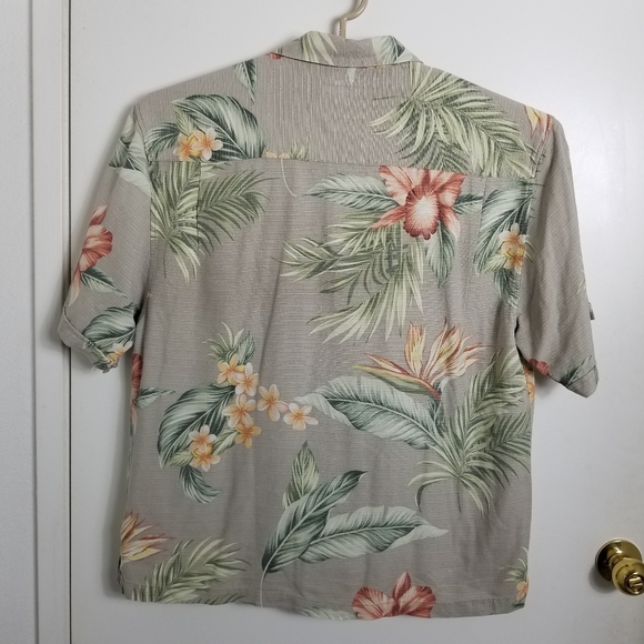 Jamaica Jaxx Mens Silk Hawaiian Aloha Shirt - Picture 4 of 6